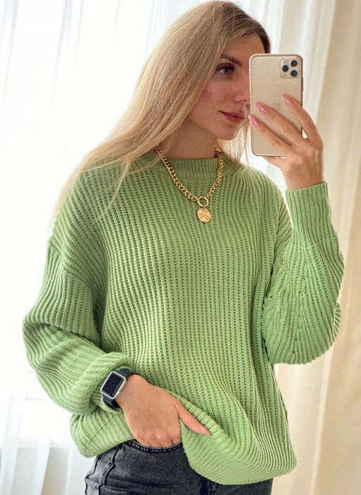 groene sweater dames
