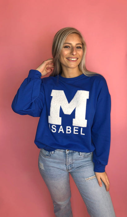 Warme Trui Isabel - Blauw
