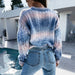 Blauw Gebreide Trui