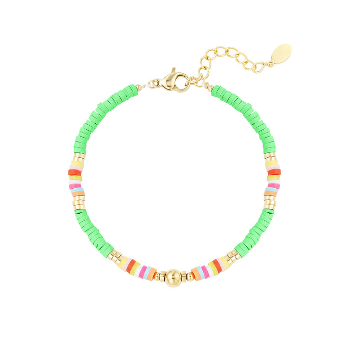 Armband met kralen Multi Color - Groen