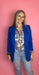 Kobalt Blauw Blazer Dames