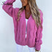 Roze Vest Kort Dames