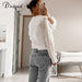 witte blouse met kant