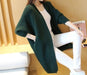 Lang Vest Dames Groen