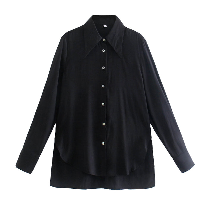 Nette Zwarte Blouse Dames