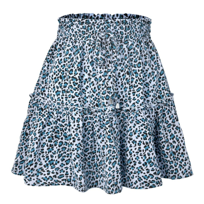 Rok Panterprint Blauw