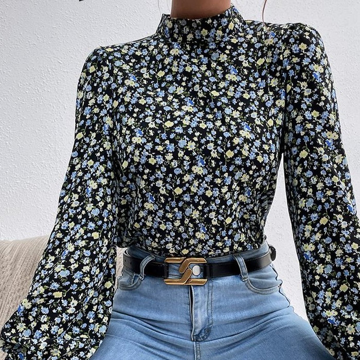 Top Met Bloemetjes Print