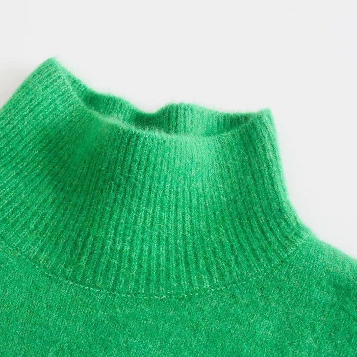 Fel Groene Sweater Dames