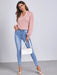 Roze Blouse Met Kant