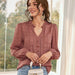 Oud Roze Dames Blouse